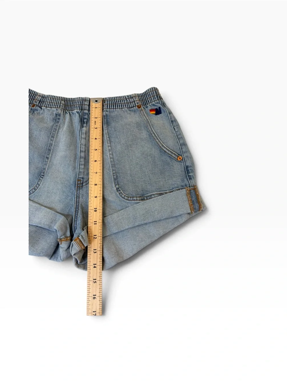 Aviator Nation | Hi-Rise Safari | Jean Shorts | Medium